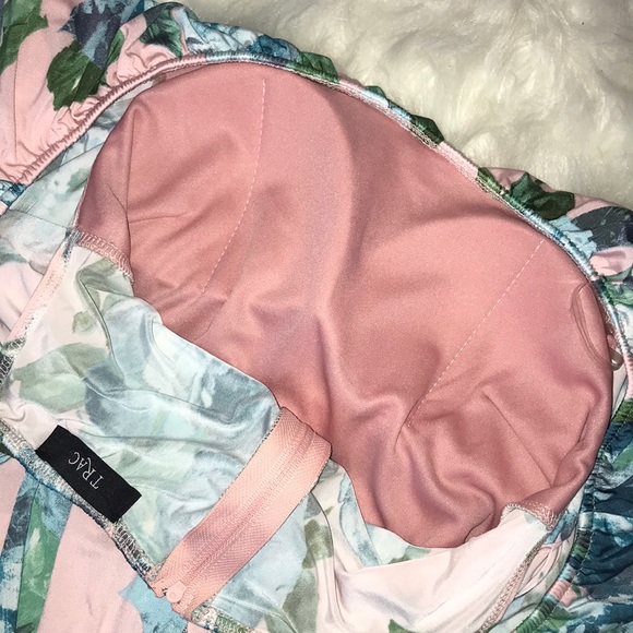 Long pink & blue floral dress - Picture 5 of 7